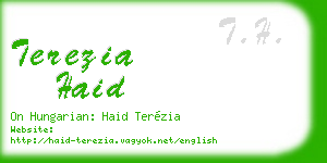 terezia haid business card
